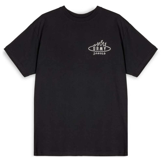 Grimey Unisex κοντομάνικη μπλούζα Burn In Flames The Anvil Regular Tee